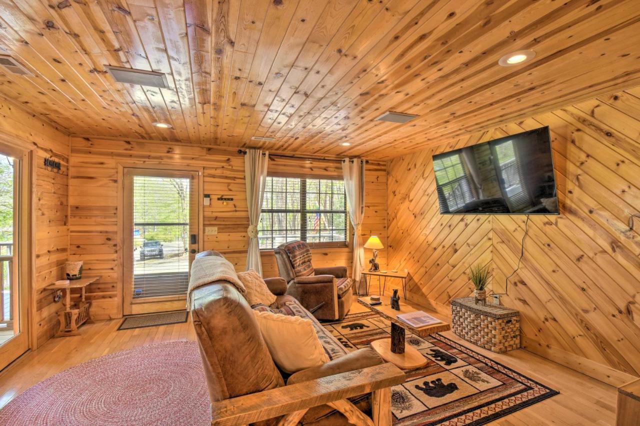 Cozy Hiawassee Cabin With Fire Pit And Mtn Views! Dış mekan fotoğraf