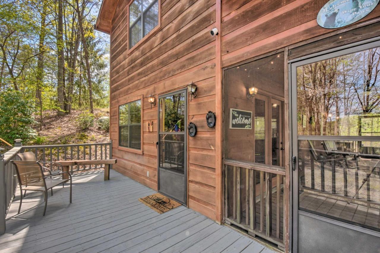 Cozy Hiawassee Cabin With Fire Pit And Mtn Views! Dış mekan fotoğraf