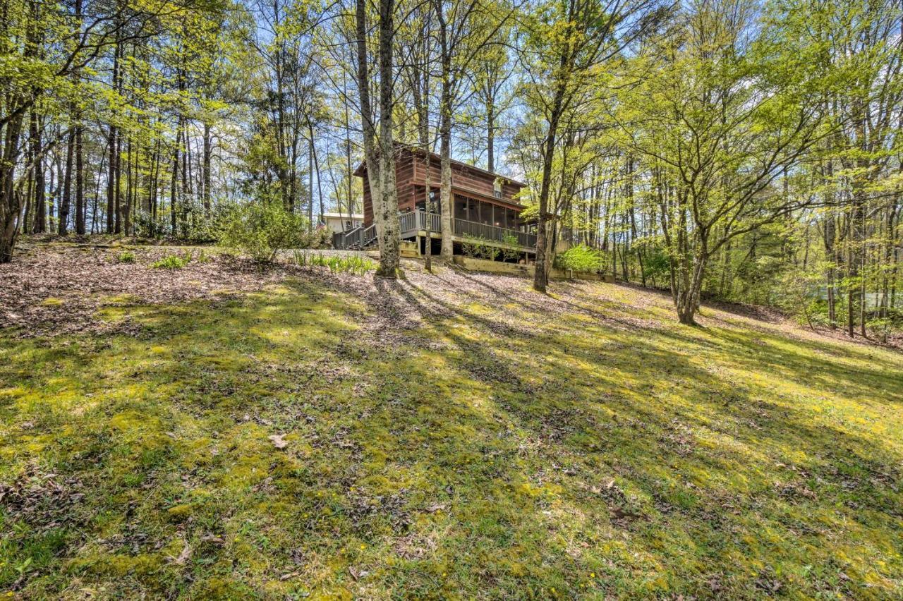 Cozy Hiawassee Cabin With Fire Pit And Mtn Views! Dış mekan fotoğraf