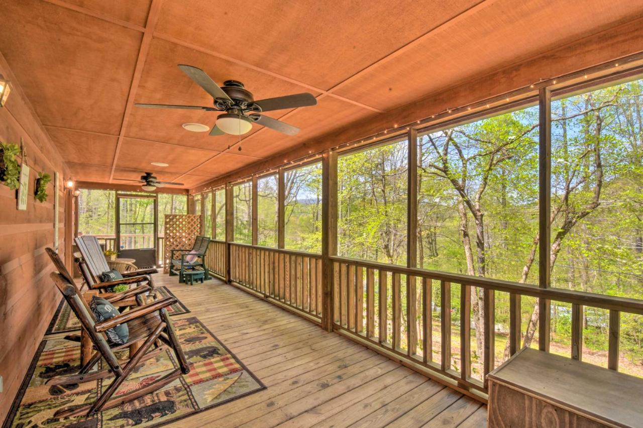 Cozy Hiawassee Cabin With Fire Pit And Mtn Views! Dış mekan fotoğraf